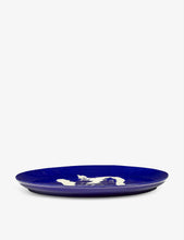 Yotam Ottolenghi FEAST striped stoneware serving plate 44.5cm