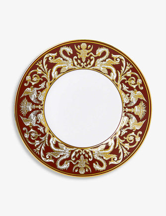 Renaissance Red china plate 23cm