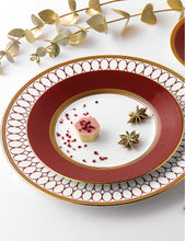 Renaissance Red bone china plate 18cm