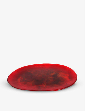 Temple resin platter 33cm