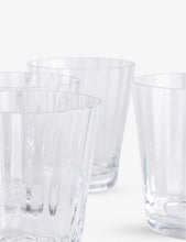 Pembroke scalloped lowball glasses set of four