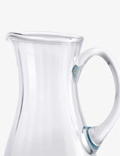 Pembroke scalloped glass jug 25.3cm