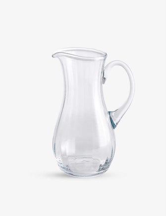 Pembroke scalloped glass jug 25.3cm