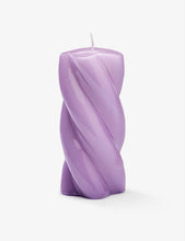 Blunt Twisted paraffin candle 14cm