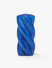 Blunt Twisted paraffin candle 14cm