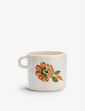 Love Is The Answer floral ceramic mug 10cm