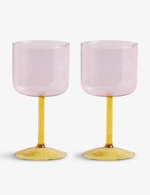 Tint wine glass 15cm set of two