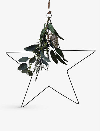 Dressed Nordic star Christmas decoration 40cm