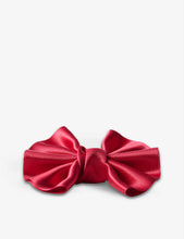 Winged satin bow 12cm