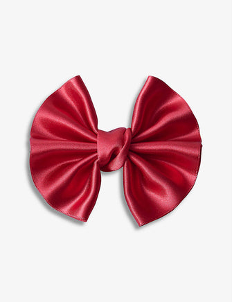 Winged satin bow 12cm