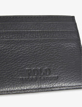 Buy Logo-debossed leather cardholder