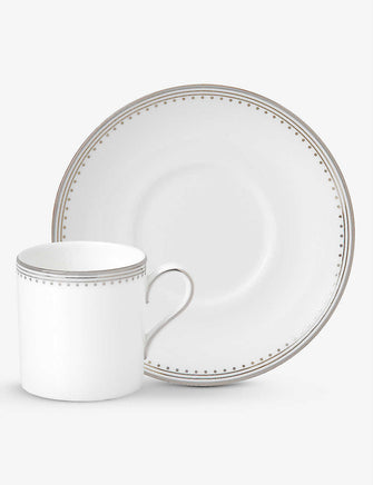 Bond bone china coffee cup and saucer set