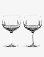 Gin Journey Cluin Balloon crystal glasses set of two