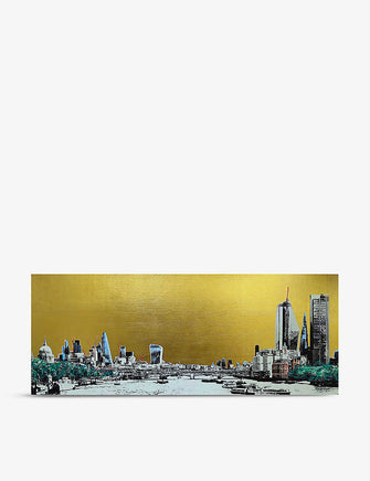 Jayson Lilley From Waterloo Bridge limited-edition screenprint 48cm x 107cm