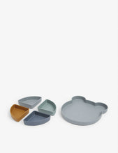Arne animal-shape silicone plate set of 5