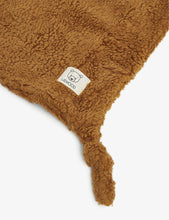 Lotte bear-shaped organic-cotton cuddle cloth