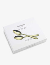 Champagne Mirage stainless steel serving spoons 4-piece set
