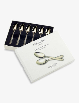 Champagne Mirage tea spoon 6-piece set