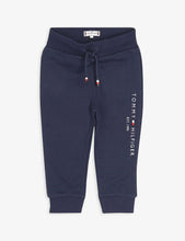 Essentials logo-print cotton jogging bottoms 9-24 months