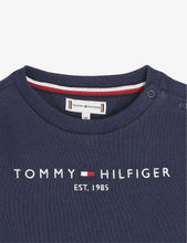 Essential logo-print cotton-blend sweatshirt 9-24 months