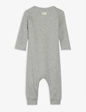 Milk Chocolate organic-cotton playsuit gift set 0-3 months