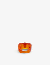 Classic Orangina oval-embellished plastic ring