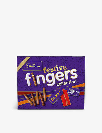 Cadburys Festive Fingers chocolate biscuit collection 170g