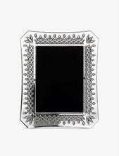 Lismore crystal-glass picture frame 21.6cm