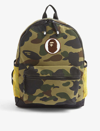 Kids camo-print shell backpack