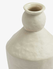 Ornos earthenware bottle vase 30cm