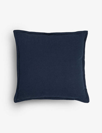 Noa square cotton and linen-blend cushion 50cm x 50cm