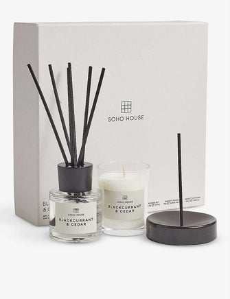 Blackcurrant & Cedar Mini Home fragrance collection