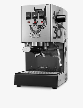 Classic 30th anniversary stainless-steel coffee machine