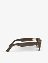 Ray-Ban Stories RW4002 Wayfarer square-frame acetate smart sunglasses