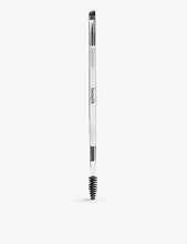 Dual-ended angled eyebrow brush and spoolie