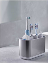 EasyStore™ large stainless-steel toothbrush holder 12.8cm