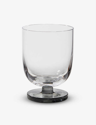 Puck glass tumblers set of two