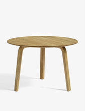 Bella circular wooden coffee table 60cm x 39cm