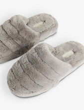 Lopsey faux fur mule slippers