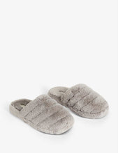 Lopsey faux fur mule slippers