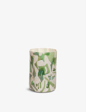 Nougat mouth-blown glass tumblers set of six