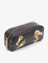 Seletti wears TOILERPAPER lipstick-print canvas cosmetic case 20.5cm x 7cm