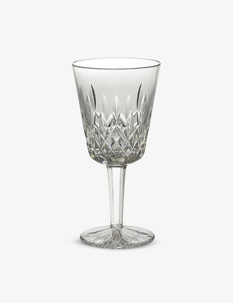 Lismore glass goblet 17.5cm