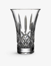 Lismore flared crystal vase 20.3cm