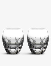 Tonn stemless crystal whiskey glasses set of two