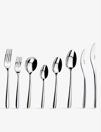 Signature Echo stainless-steel 124-piece canteen cutlery set