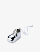 Baby Shoe silver-plated ornament 6cm