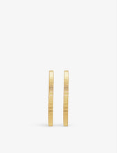 Disco 18ct yellow gold-plated vermeil sterling-silver large hoop earrings