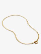 Doina recycled 18ct yellow gold-plated vermeil sterling-silver chain necklace