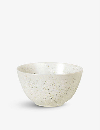 Nordic Vanilla stoneware bowl 20cm